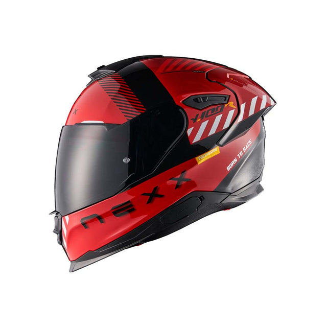 NEXX Helm Y.100R Fade Rot-Schwarz