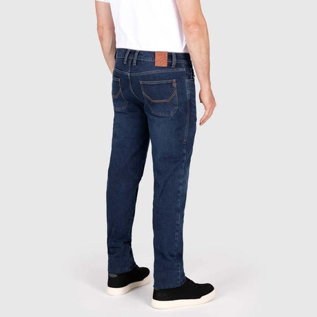 KNOX Kirkstone Gerade Herren Motorradjeans Stone Wash Indigo