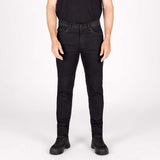 KNOX Colton Schmal Kurz Herren Motorradjeans Schwarz/Rust