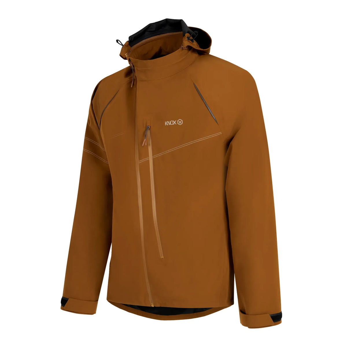 KNOX Impass Herren Motorrad-Regenjacke Tobacco