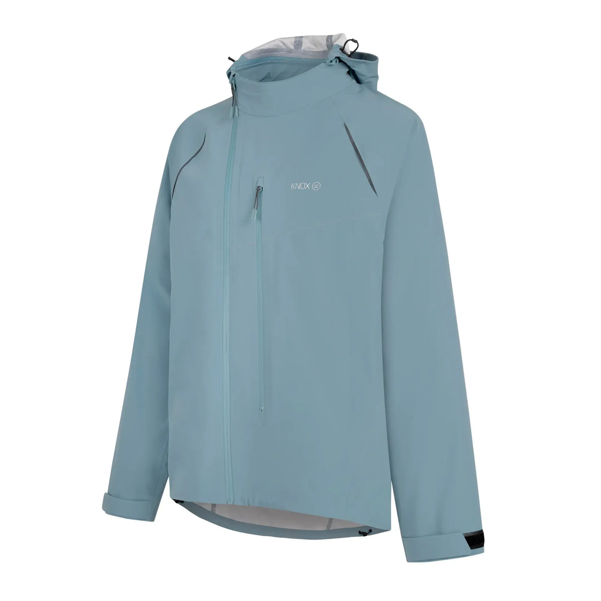 KNOX Impass Herren Motorrad-Regenjacke Smoke Blau