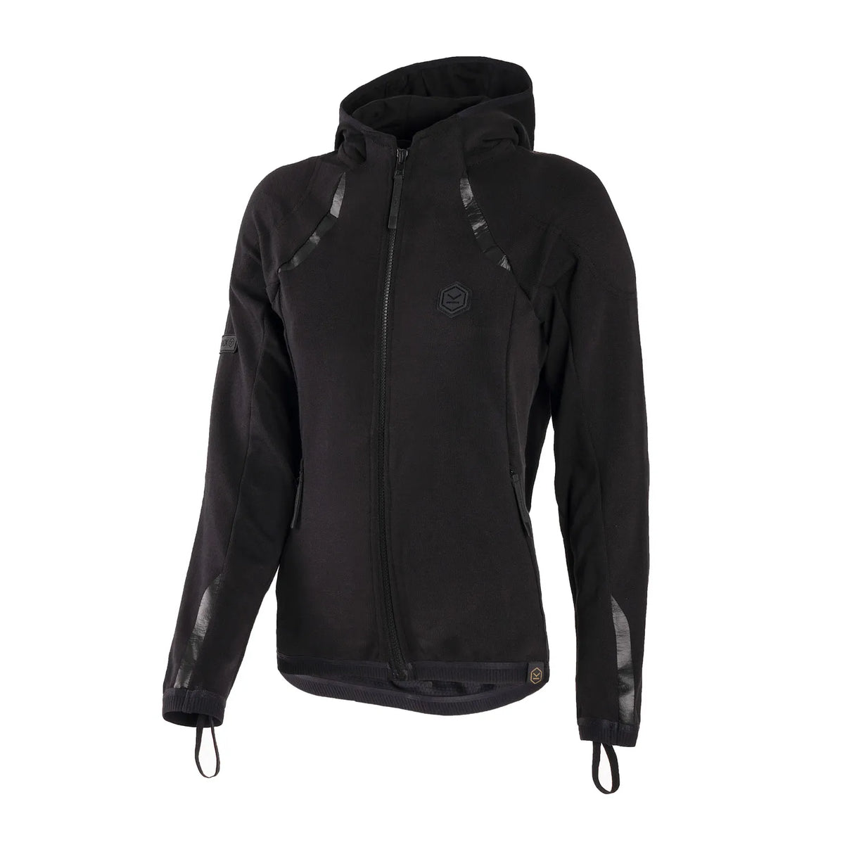 KNOX Shield Motorrad Kapuzenjacke Damen Schwarz