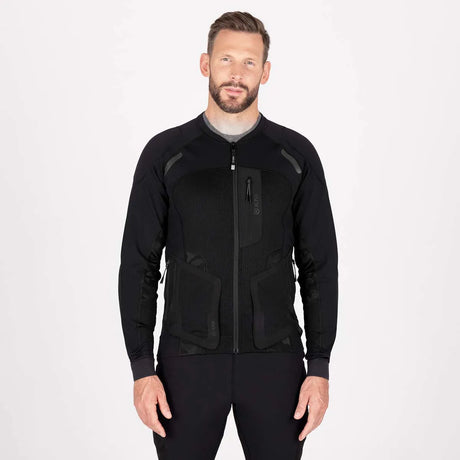 KNOX Action Pro MK2 Herren Motorrad-Protektorenhemd Schwarz