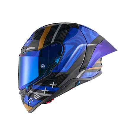 NEXX Helm X.R3R SWIRL CARBON DEEP Blau
