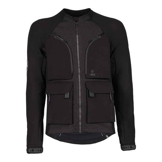 KNOX Tor inkl. Überjacke Herren Motorrad-Adventurejacke Schwarz