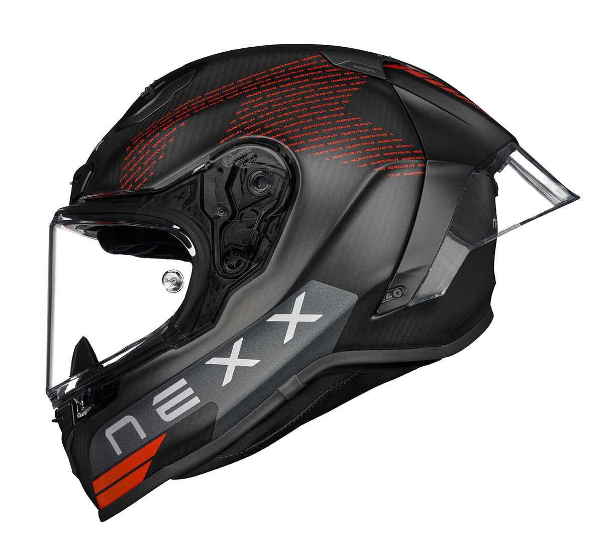 NEXX Helm X.R3R Pro FIM Evo Carbon-Schwarz Matt