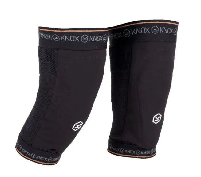 KNOX Action Pro Unisex Motorrad-Knieprotektoren Schwarz
