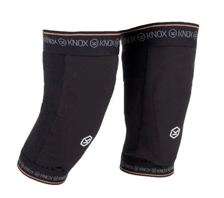 KNOX Action Pro Unisex Motorrad-Knieprotektoren Schwarz