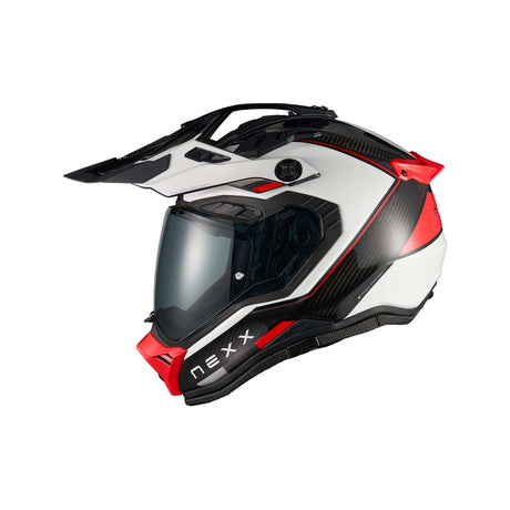 NEXX Helm X.Rally Raid Weiß-Rot