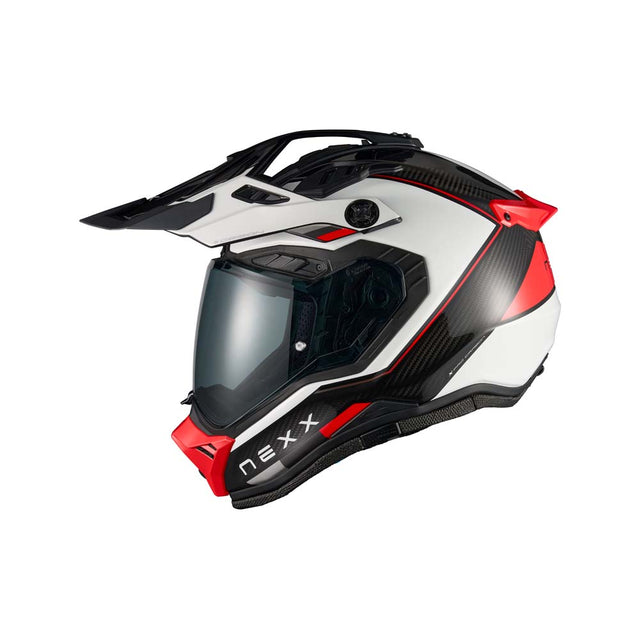 NEXX Helm X.Rally Raid Weiß-Rot