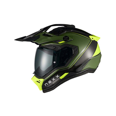NEXX Helm X.Rally Raid Grün-Neon Gelb