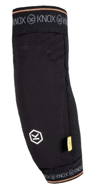 KNOX Action Pro Unisex Motorrad-Ellbogenprotektoren Schwarz
