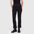 KNOX Cartmel Kick Flare Regular Damen Motorradjeans Schwarz/Rust