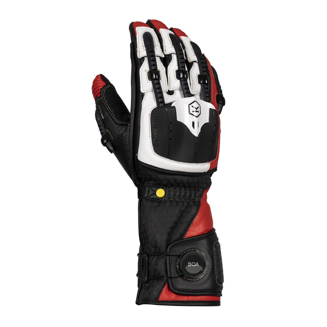 KNOX Handroid MK5 Unisex Motorradhandschuhe Schwarz/Rot