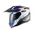NEXX Helm Y.TRAVL QUEST Weiß.Blau.Rot