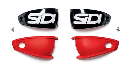 Sidi Asymmetrische Fersenkappe für MAG-1 Schwarz-Rot-Rot
