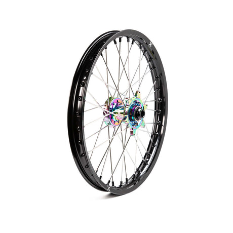 X-Grip Felgen-Set V3 21"/19" Schwarz-Rainbow für KTM/HQV 23- / GasGas 24-