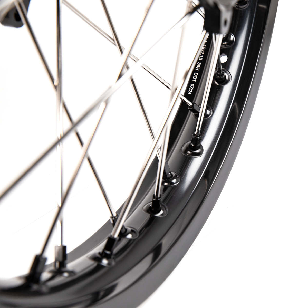 X-Grip Felgen-Set V3 21"/19" Schwarz für Sherco