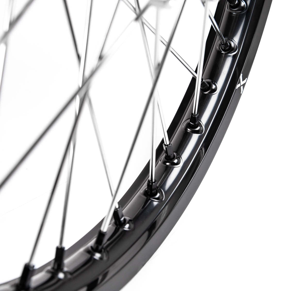 X-Grip Felgen-Set V3 21"/18" Schwarz-Silber passend für KTM/Husqvarna & GasGas 23-