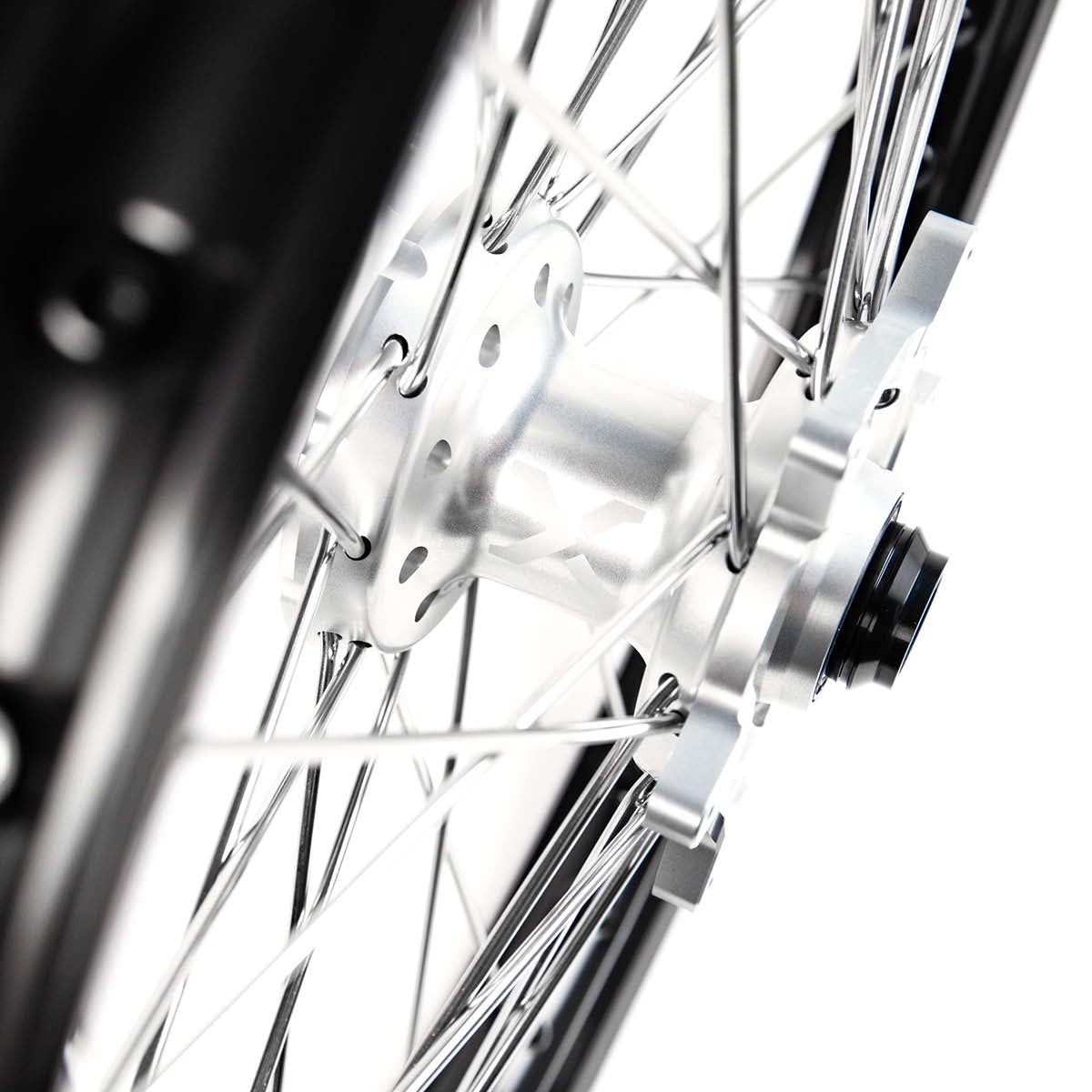 X-Grip Felgen-Set V3 21"/18" Schwarz-Silber passend für KTM/Husqvarna & GasGas 23-