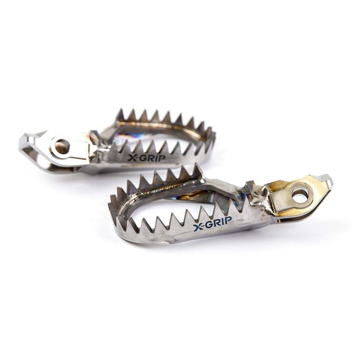 X-GRIP TITAN PIRANHAS Fußrasten V3 passend KTM, GASGAS, HQV