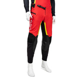 X-GRIP Motocross Hose Titanium mit Taschen Rot