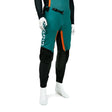 X-GRIP Motocross Hose Titanium ohne Taschen Petrol
