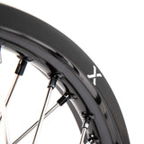 X-Grip Felgen-Set V3 21"/19" Schwarz für Sherco