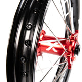 X-Grip Felgen-Set V3 21"/18" Schwarz-Rot für KTM/HQV 23- / GasGas 24-
