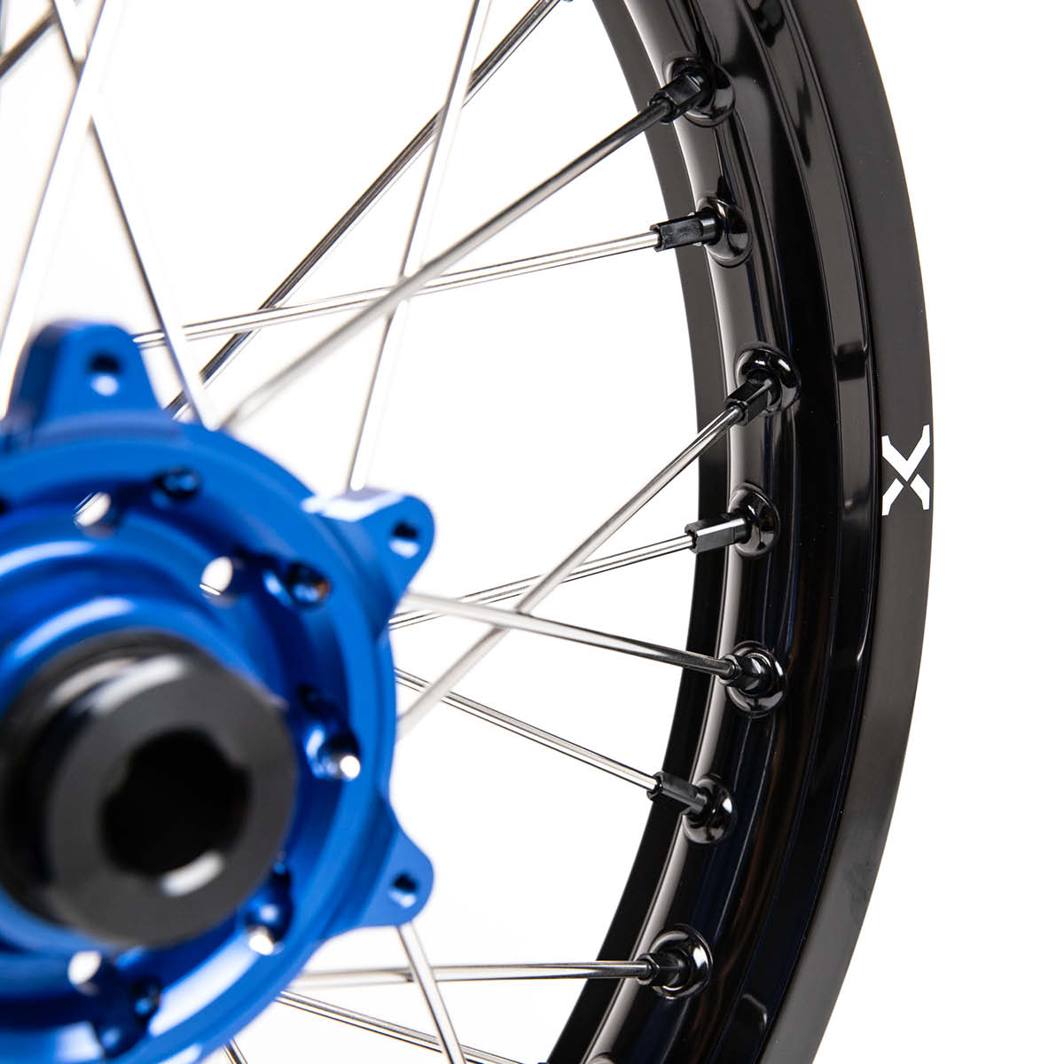 X-Grip Felgen-Set V3 21"/18" Schwarz-Blau passend für KTM/Husqvarna & GasGas 23-