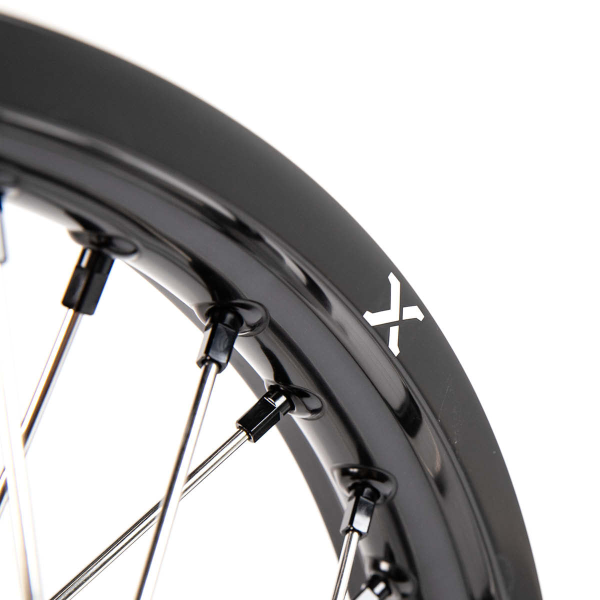 X-Grip Felgen-Set V3 21"/18" Schwarz für Sherco