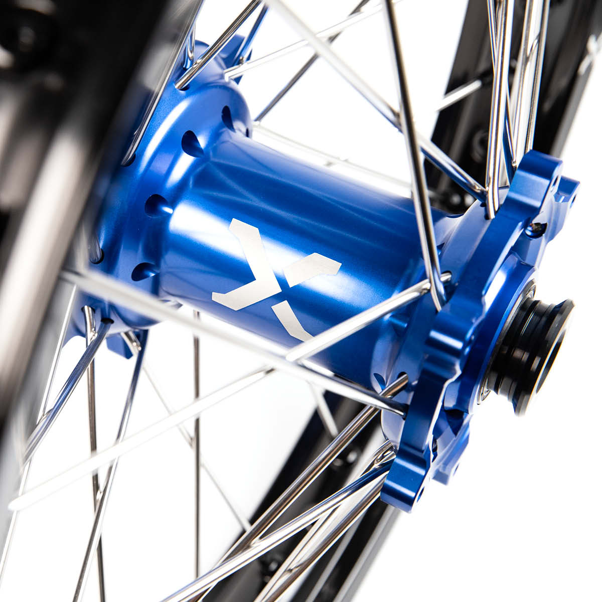 X-Grip Felgen-Set V3 21"/18" Schwarz-Blau passend für KTM/Husqvarna & GasGas 23-