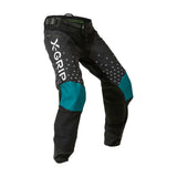 X-GRIP Motocross Hose Tungsten mit Taschen Schwarz/Petrol
