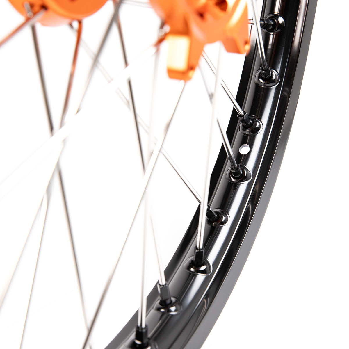X-Grip Felgen-Set V3 21"/19" Schwarz-Orange für KTM/HQV 23- / GasGas 24-