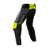 X-GRIP Motocross Hose Tungsten mit Taschen Schwarz/Acid-Gelb