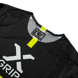 X-GRIP Motocross Jersey Tungsten Schwarz/Petrol