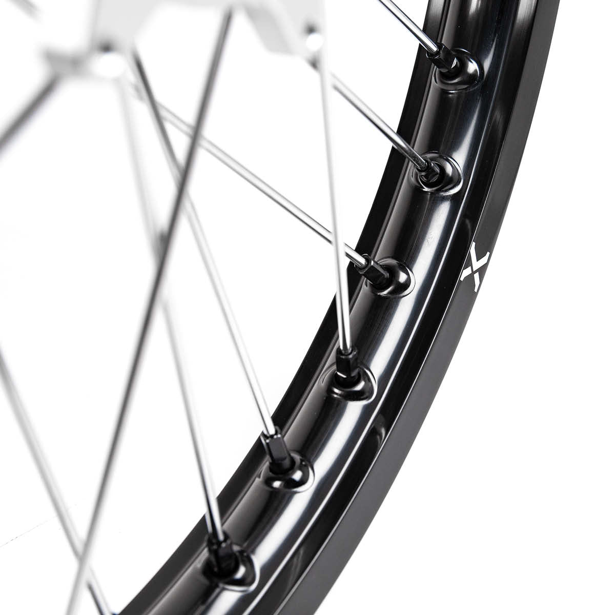 X-Grip Felgen-Set V3 21"/19" Schwarz-Silber für KTM/HQV 23- / GasGas 24-