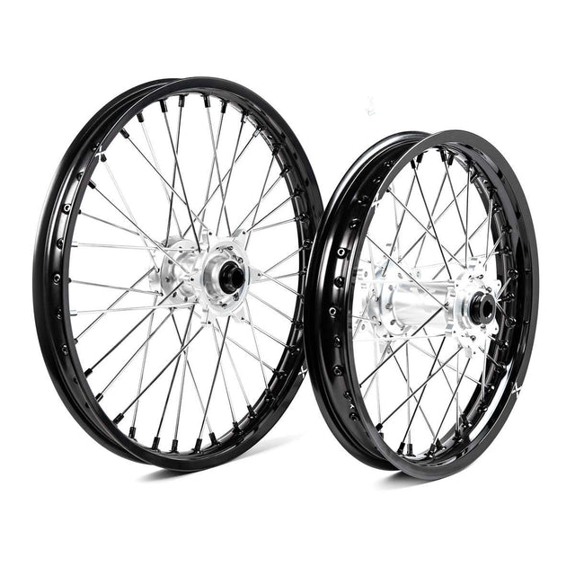 X-Grip Felgen-Set V3 21"/18" Schwarz-Silber für Stark Varg
