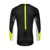 X-GRIP Motocross Jersey Tungsten Schwarz/Acid-Gelb