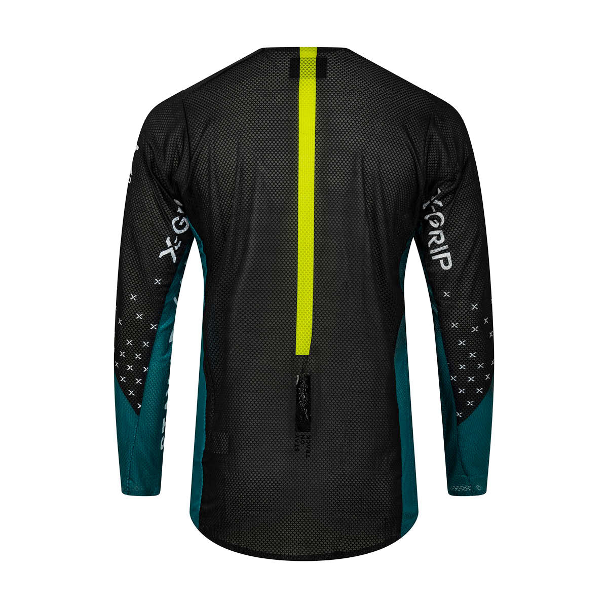 X-GRIP Motocross Jersey Tungsten Schwarz/Petrol