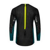 X-GRIP Motocross Jersey Tungsten Schwarz/Petrol