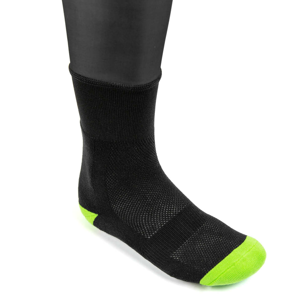 X-Grip Knieorthesen-Socken Schwarz