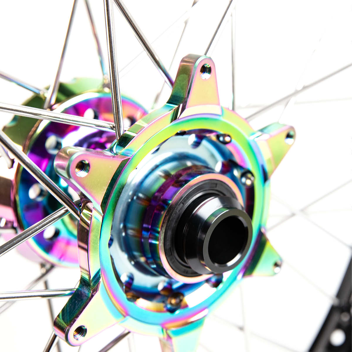 X-Grip Felgen-Set V3 21"/19" Schwarz-Rainbow für Sherco