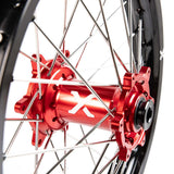 X-Grip Felgen-Set V3 21"/19" Schwarz-Rot für Sherco