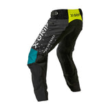 X-GRIP Motocross Hose Tungsten mit Taschen Schwarz/Petrol
