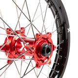 X-Grip Felgen-Set V3 21"/19" Schwarz-Rot für Sherco