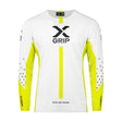 X-GRIP Motocross Jersey Tungsten Weiß/Acid-Gelb