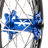 X-Grip Felgen-Set V3 21"/18" Schwarz-Blau für Stark Varg