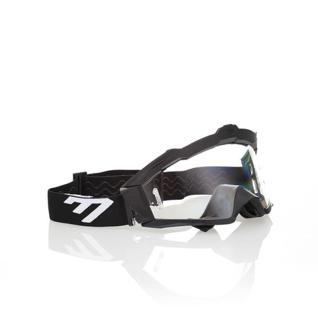 6D MX-Brille Max R mit klaren Gläsern, schwarz, für optimalen Schutz und Sicht, moderne sportliche Brille