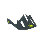 Neon gelbes Ersatzvisier für 6D MTB Fahrradhelm, schützt die Augen und verbessert die Sicht beim Radfahren.